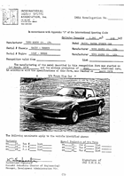 IMSA Homologation